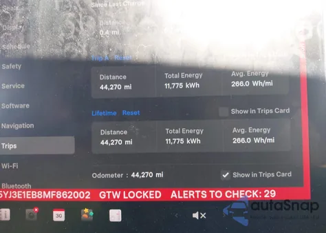 2021 Tesla Model 3 Long Range Dual Motor All-Wheel Drive из США, поврежденный, VIN 5YJ3E1EB8MF862002